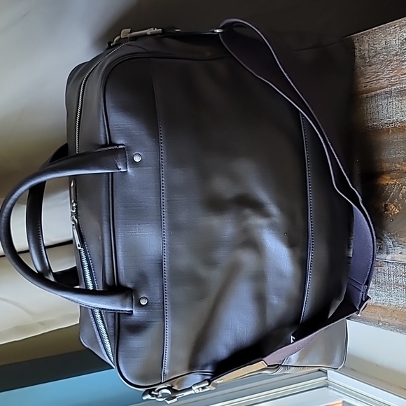 Jack Spade Textured Leather Weekender Duffle - Extra Large - Picture 3 of 16